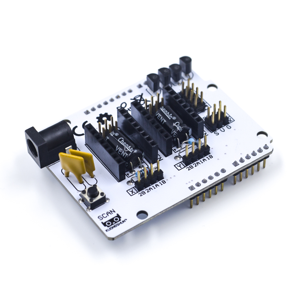 Плата расширения Ciclop для Arduino Uno. Для постройки 3D-сканеров Preesall